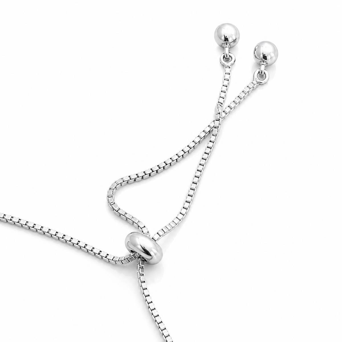 Brățară din Argint 925 „Trei Infinituri” cu Zirconii – Reglabilă, 3,20 gr. BD462