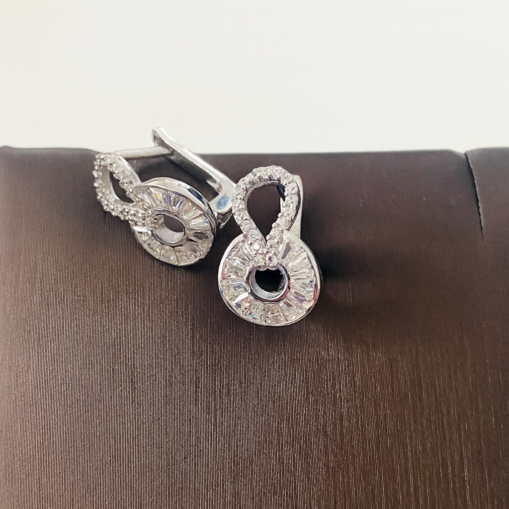 Cercei din Argint 925 Rodiat Eternal Shine