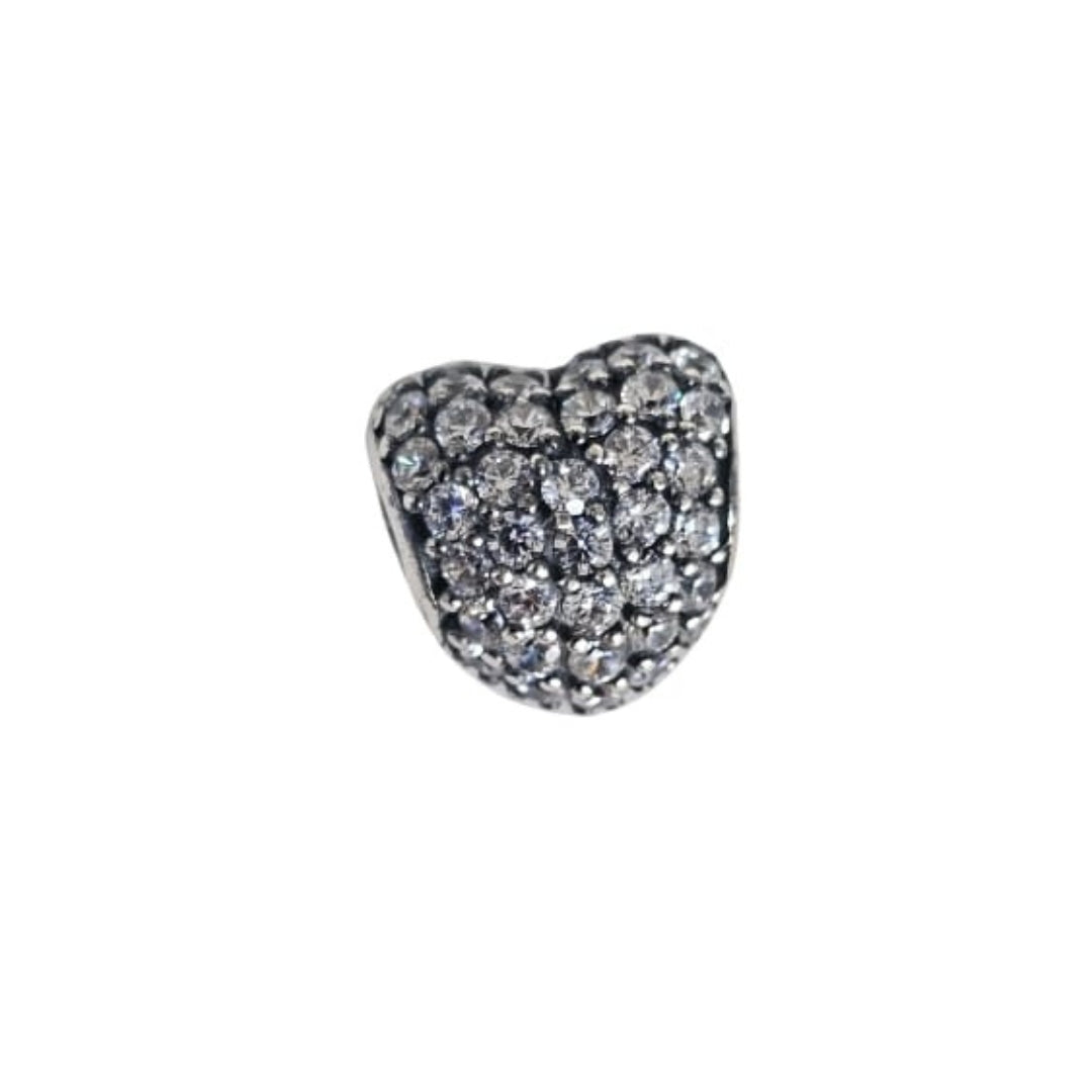 Talisman din argint 925 Inima Pave