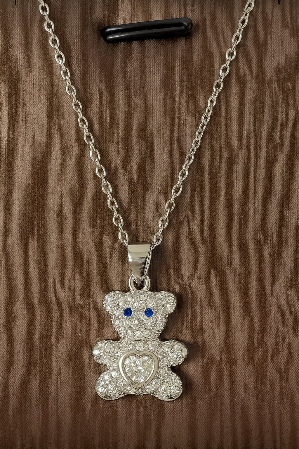 Colier Ursuleț cu Inimă din Argint 925