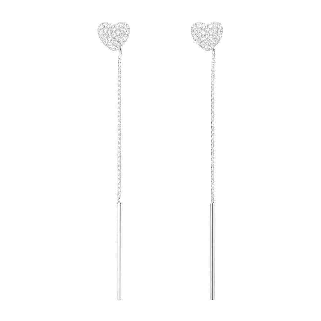 cercei argint 925, cercei din argint, cercei inimă argint, cercei lungi lanț, cercei argint femei, cercei eleganți argint, bijuterii argint 925, cercei minimalist argint, cercei moderni argint, cadou bijuterii femei, cercei argint strălucitori, cercei cu inimă, cercei subțiri argint, cercei argint cu certificat, cercei argint cu cutie cadou, cercei lanț argint 7cm, cercei argint 1.70g, bijuterii elegante argint, cadou iubită, bijuterii argint autentic.