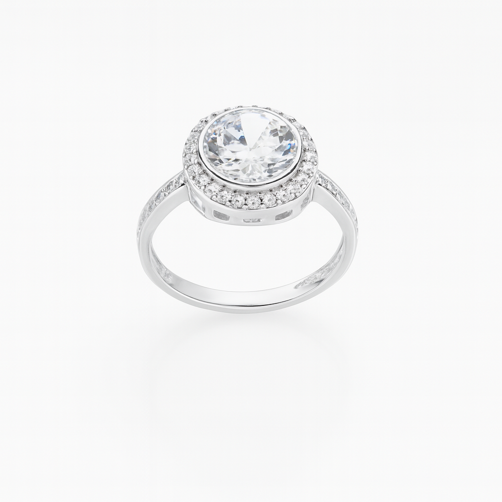 Inel de Logodnă din Argint 925, Eleganță Desăvârșită