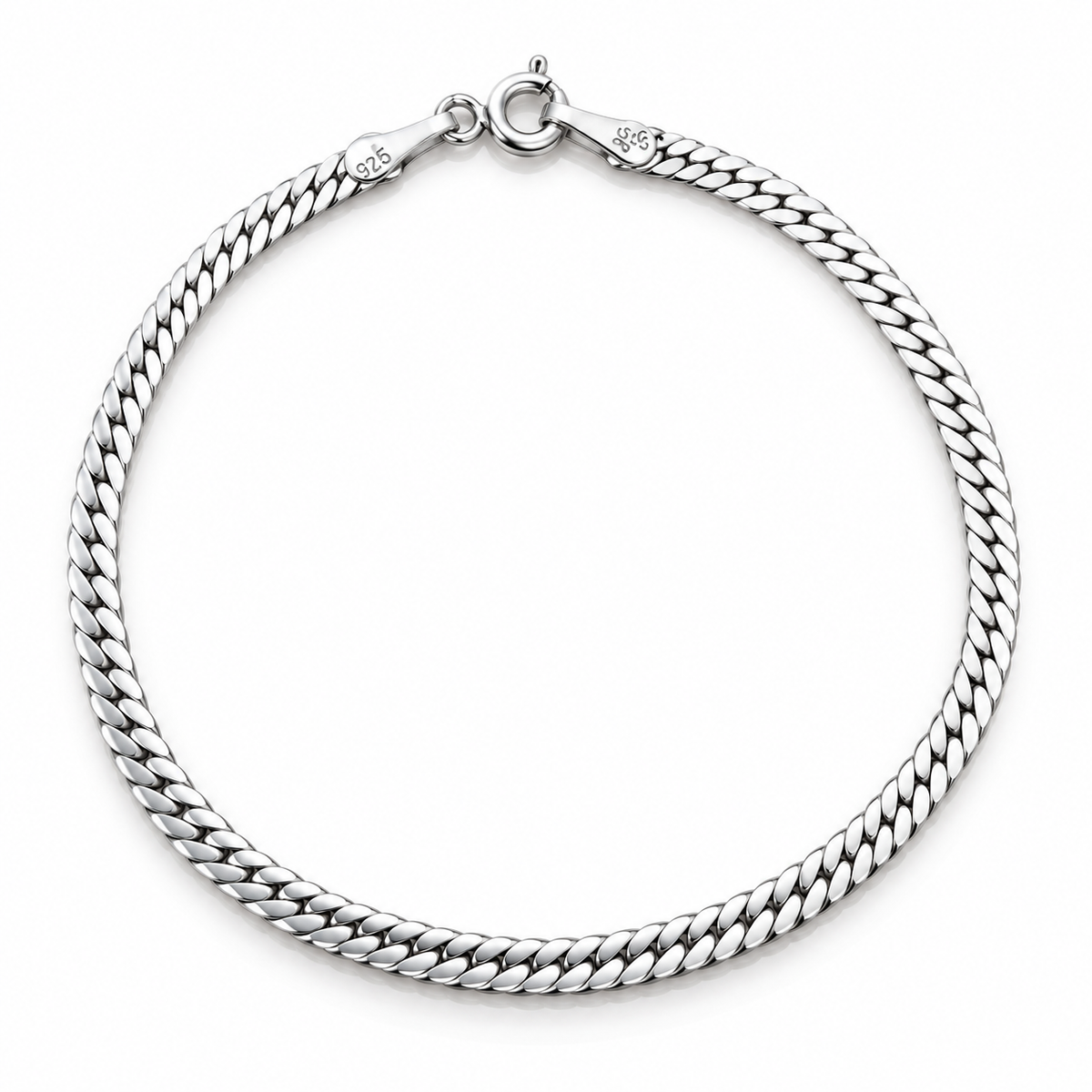 Brățară unisex din argint 925 „Legătura Eternă” – eleganță în zale. BB65
