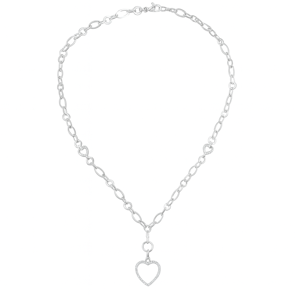 Colier elegant din Argint 925 cu pandantiv inimă