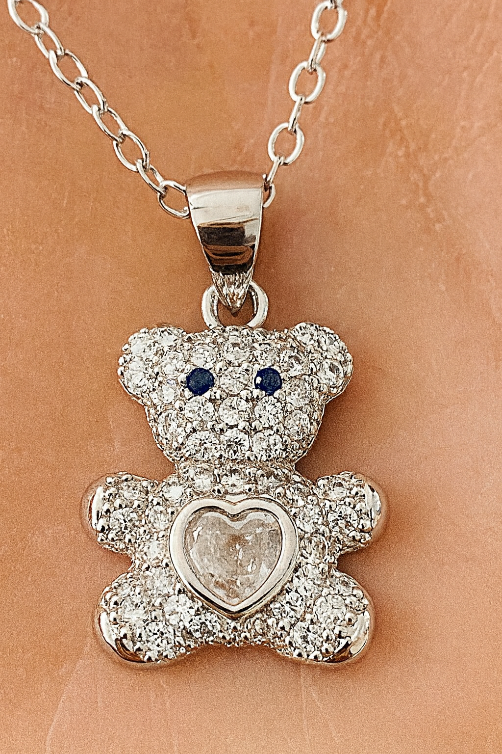 Colier Ursuleț cu Inimă din Argint 925