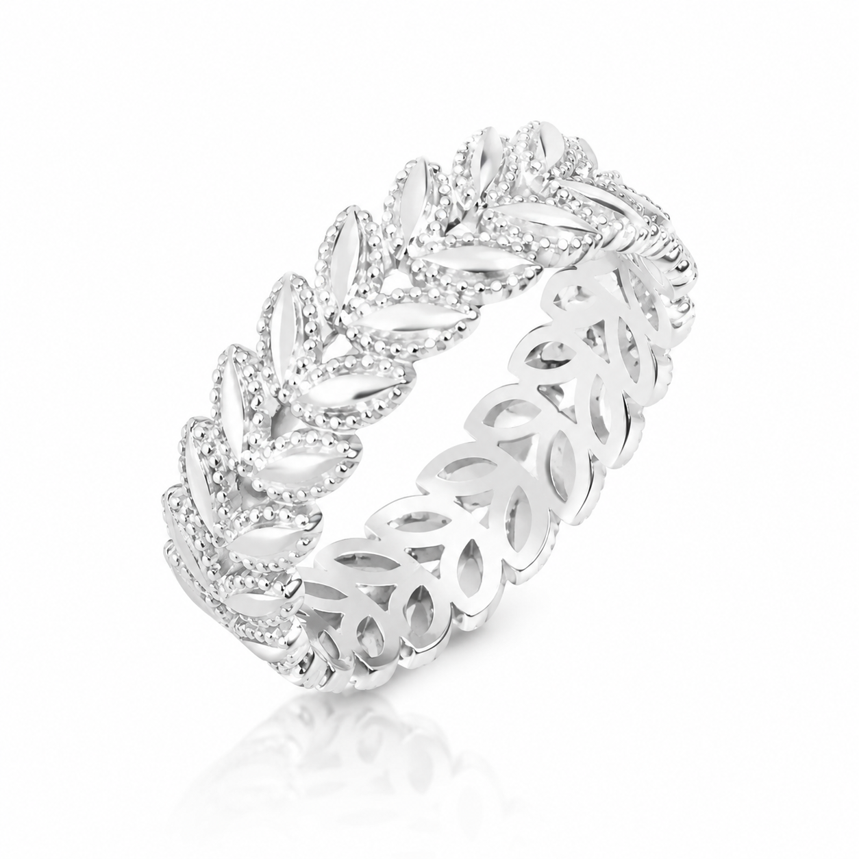 Inel din Argint 925 „Laurel Éternelle” – Eleganța Victoriei Eterne. ID541