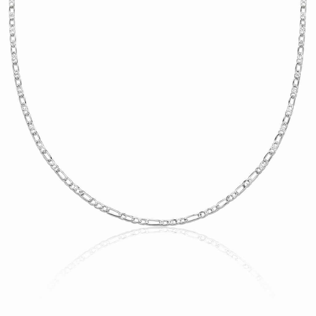 Lantisor din argint 925 unisex model Figaro 2mm lungime 60cm