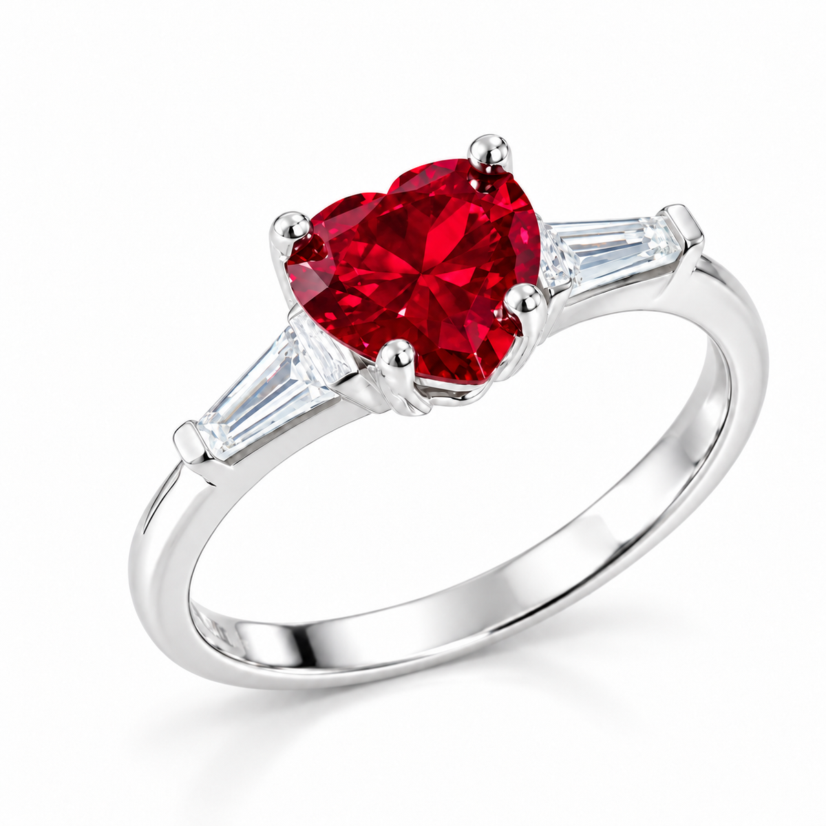 Inel din argint 925 – Promisiune Rubinie. ID598