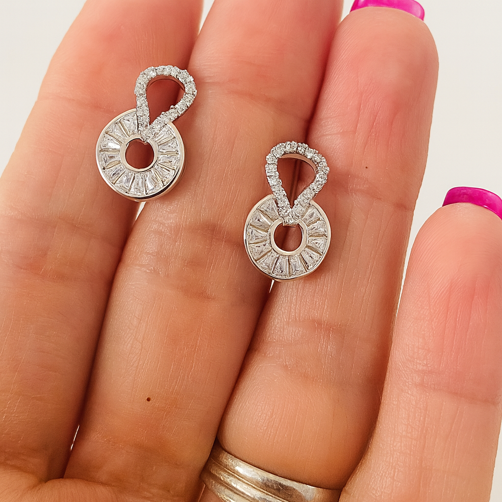 Cercei din Argint 925 Rodiat Eternal Shine