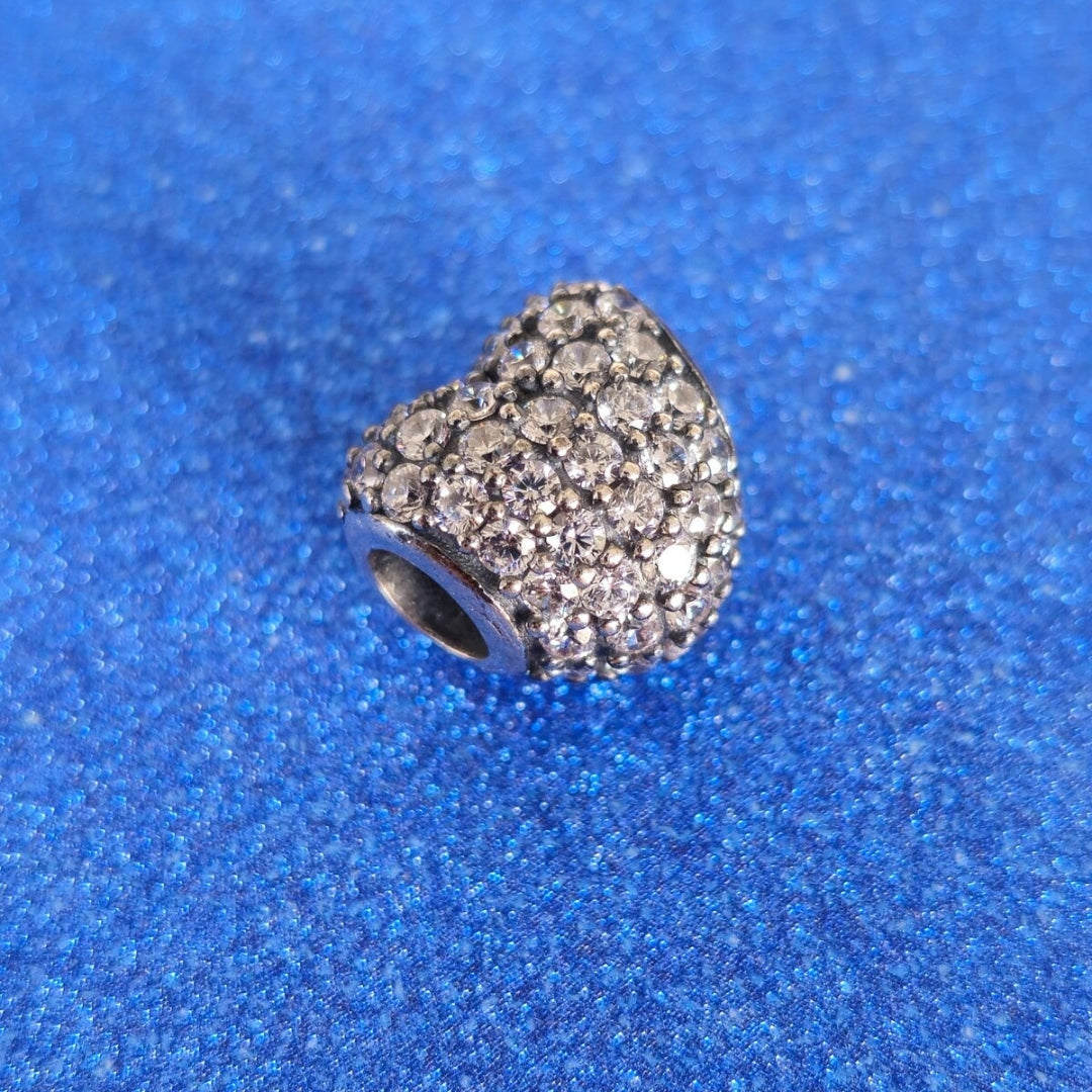 Talisman din argint 925 Inima Pave