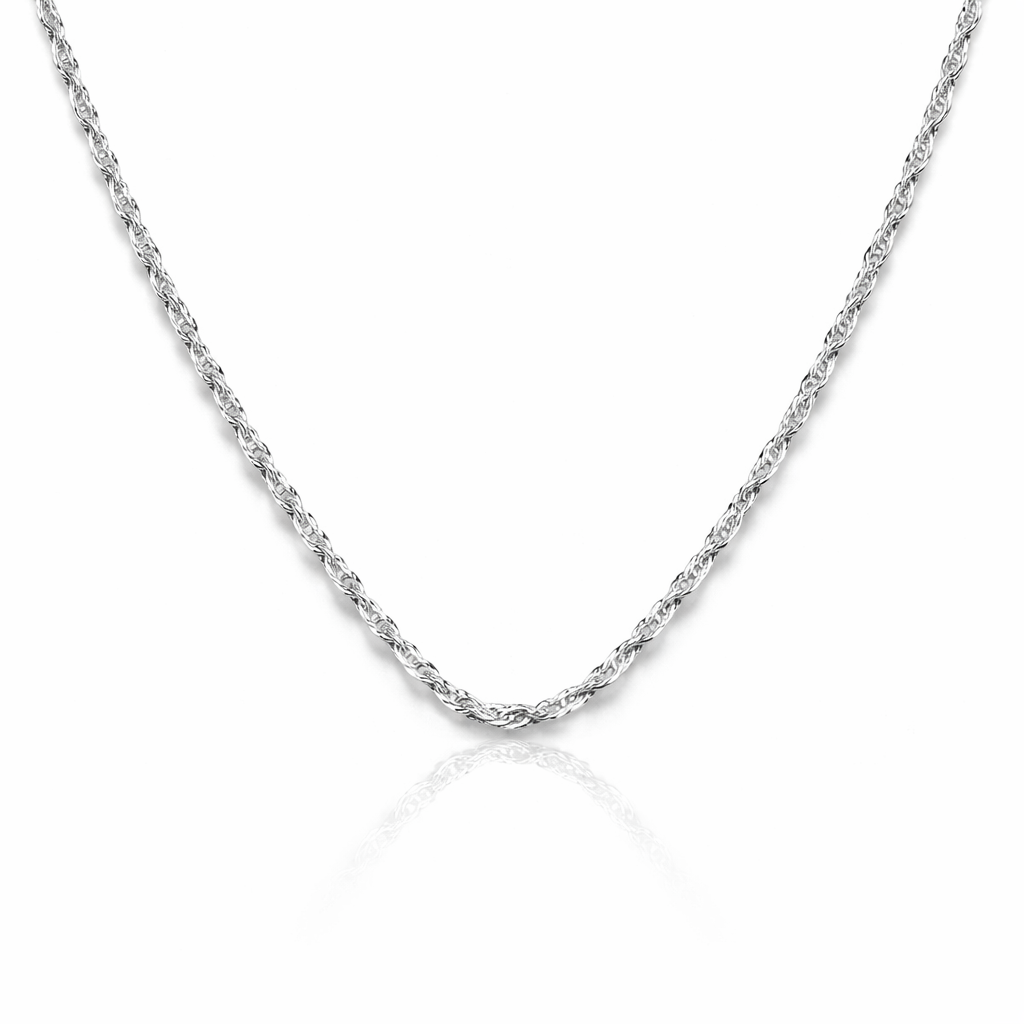 Lănțișor Argint 925 Împletit 2.5 mm – Lanț Elegant 55 cm din Argint Sterling pentru Femei. LD88-55