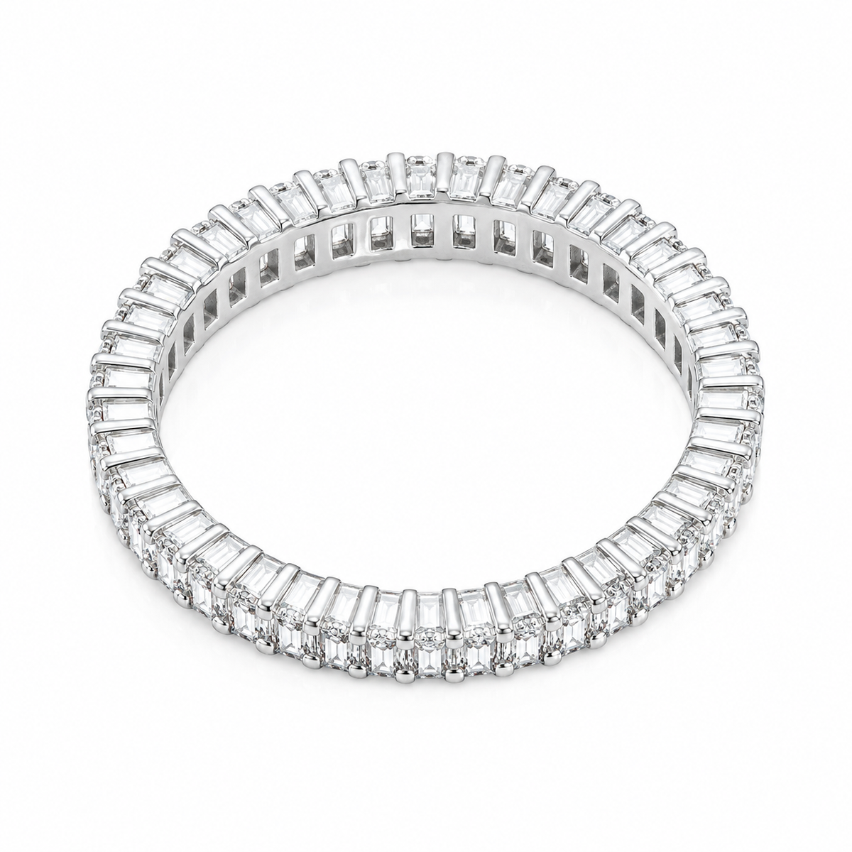Inel din Argint 925 „Coroana de Lumină” – Eternity cu Zirconii Strălucitoare ID561