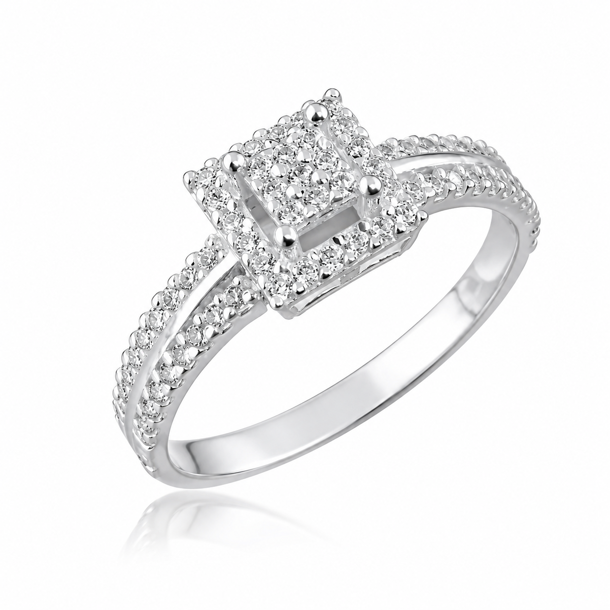 Inel din Argint 925 „Étoile Royale” – Eleganță Regală și Strălucire Fără Timp. ID555