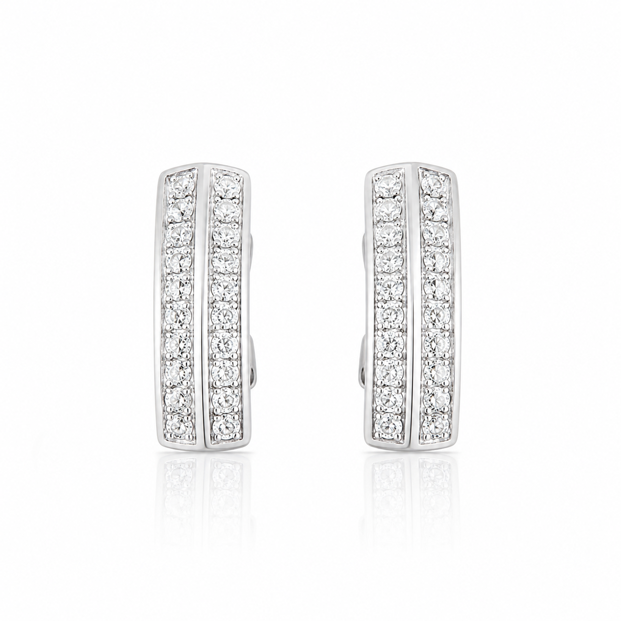 Cercei din Argint 925 „Lumina Reginei” – Eleganță Strălucitoare cu Zirconii. CD605