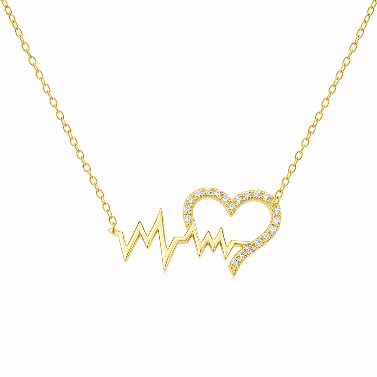 Cadou romantic colier heartbeat ambalat in cutie premium