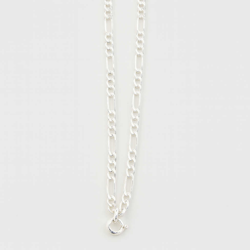 Lanț argint 925 Figaro, 55 cm