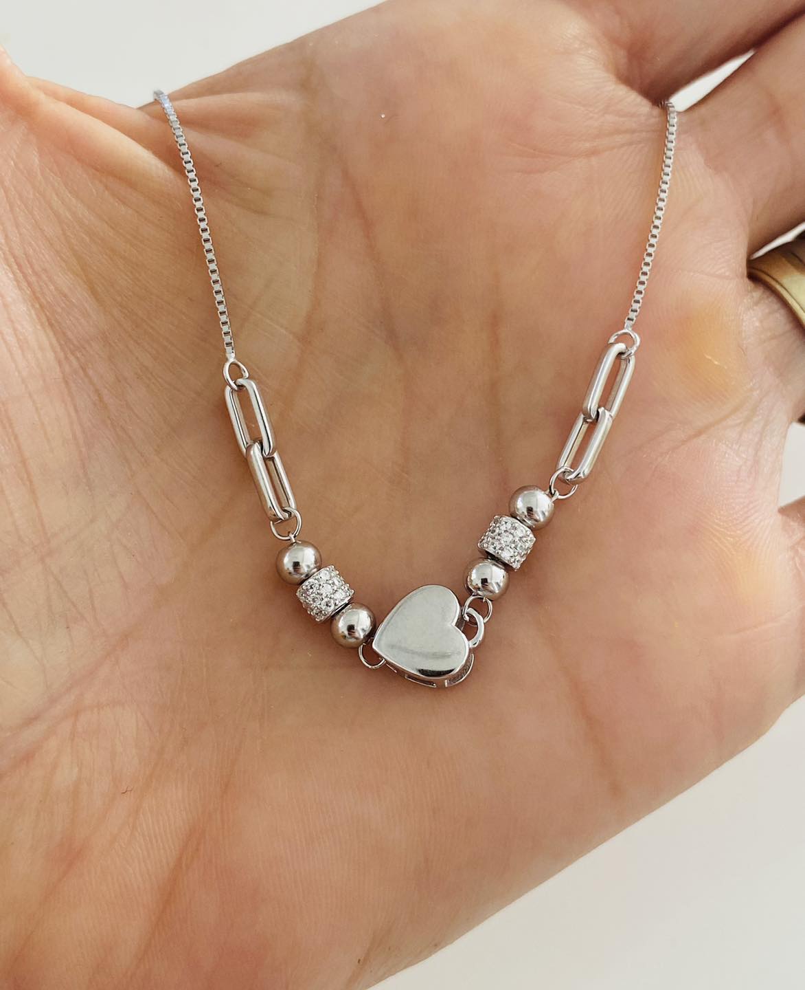 Brățară din argint 925 “Silver Heart Glow”