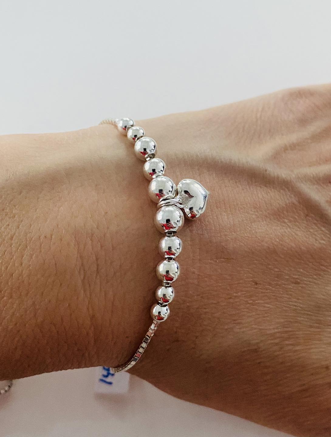 Brățară Reglabilă din Argint 925 cu Inimă, Eleganță și Strălucire