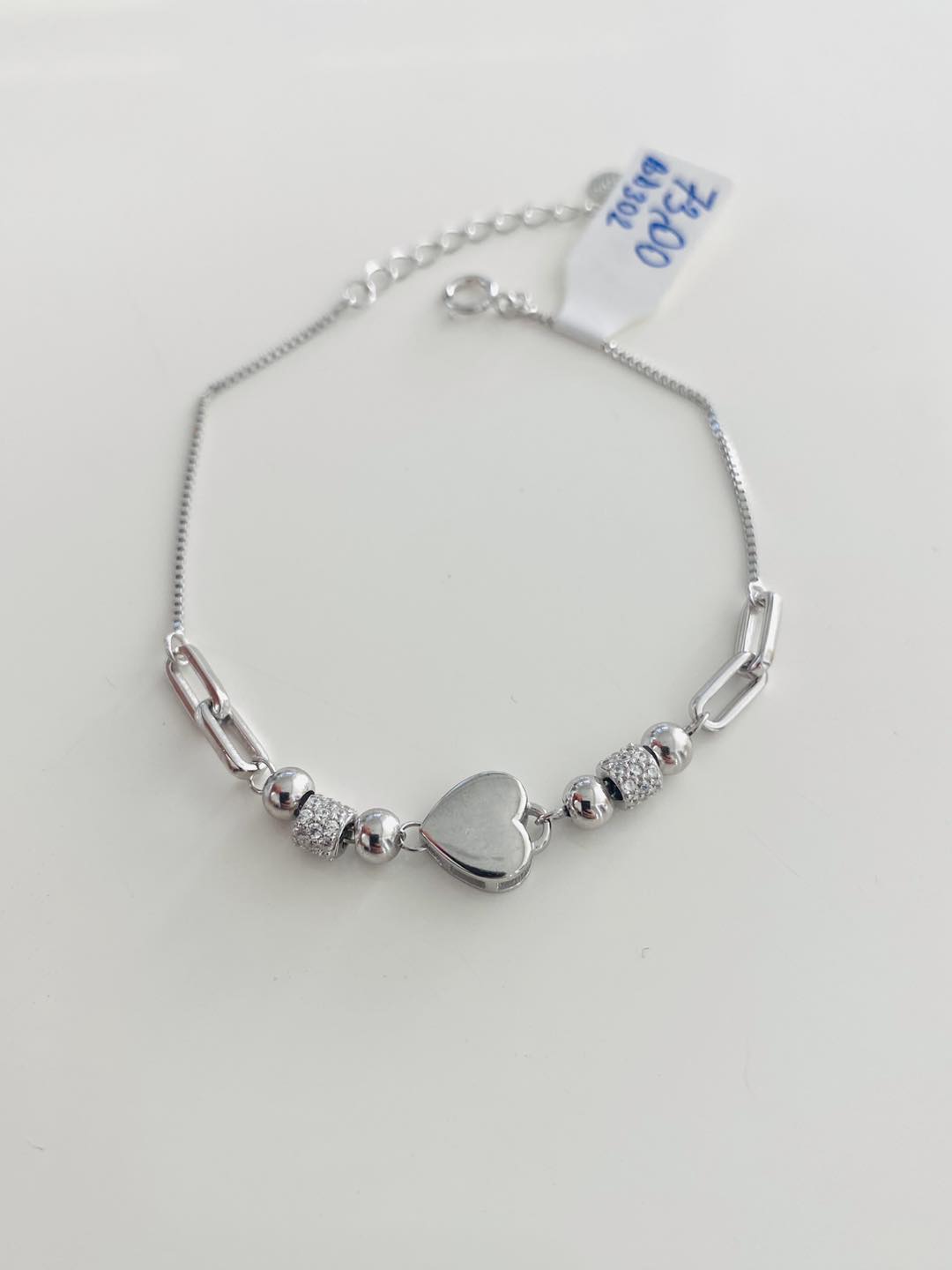 Brățară din argint 925 “Silver Heart Glow”