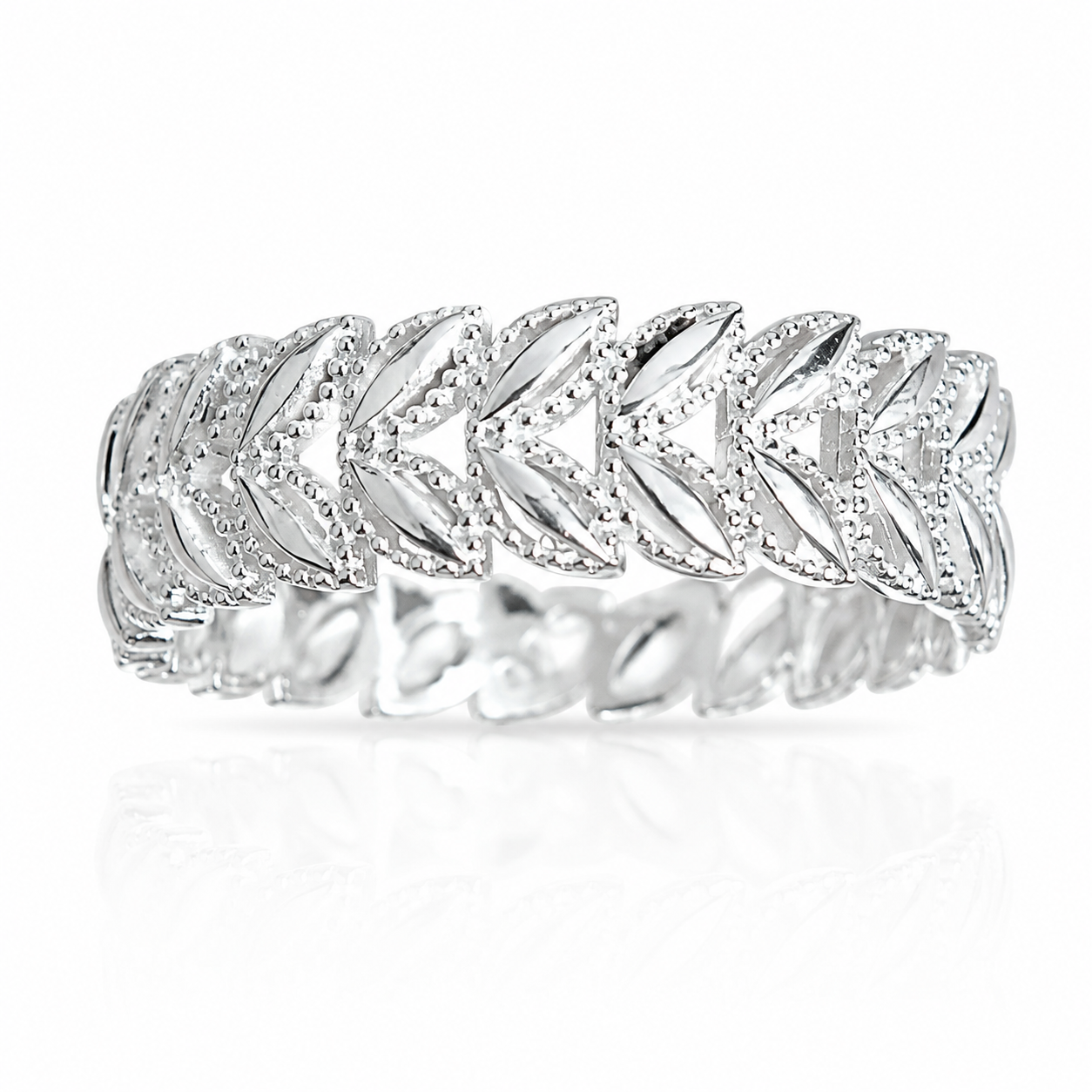 Inel din Argint 925 „Laurel Éternelle” – Eleganța Victoriei Eterne. ID541