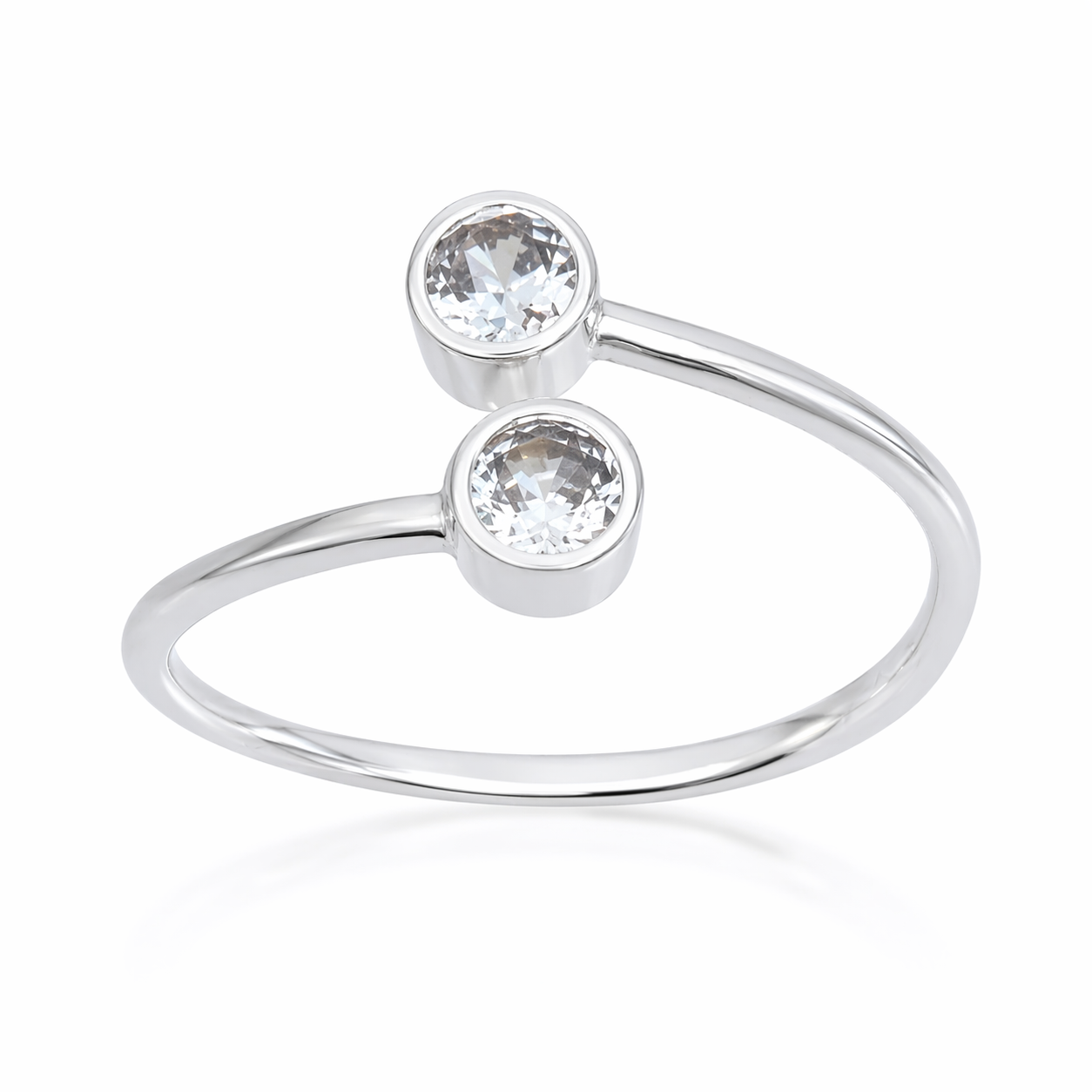 Cadou elegant inel reglabil argint 925 cutie premium