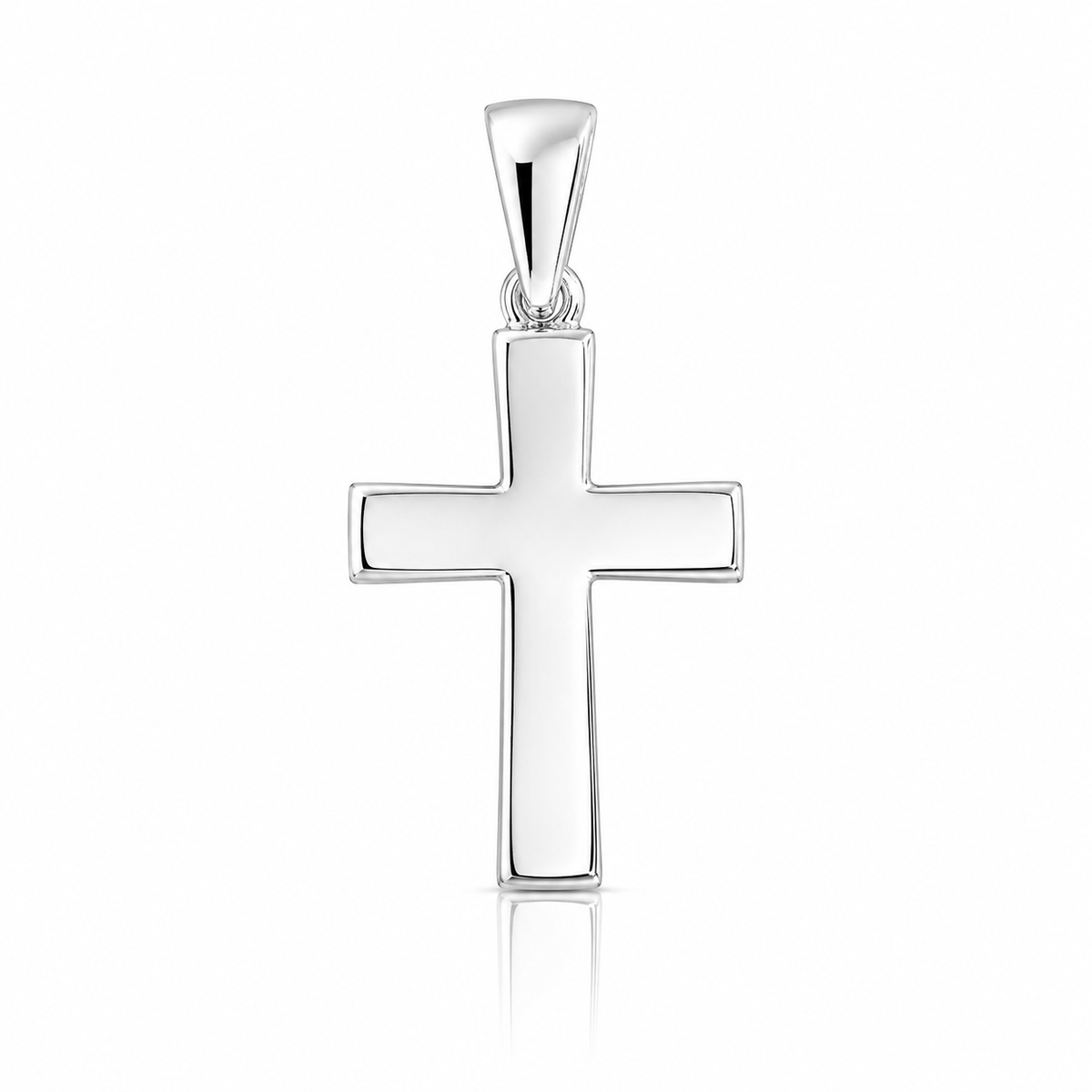 Pandantiv Cruce din Argint 925 „Credința” – 18,5 × 13,5 mm  P74
