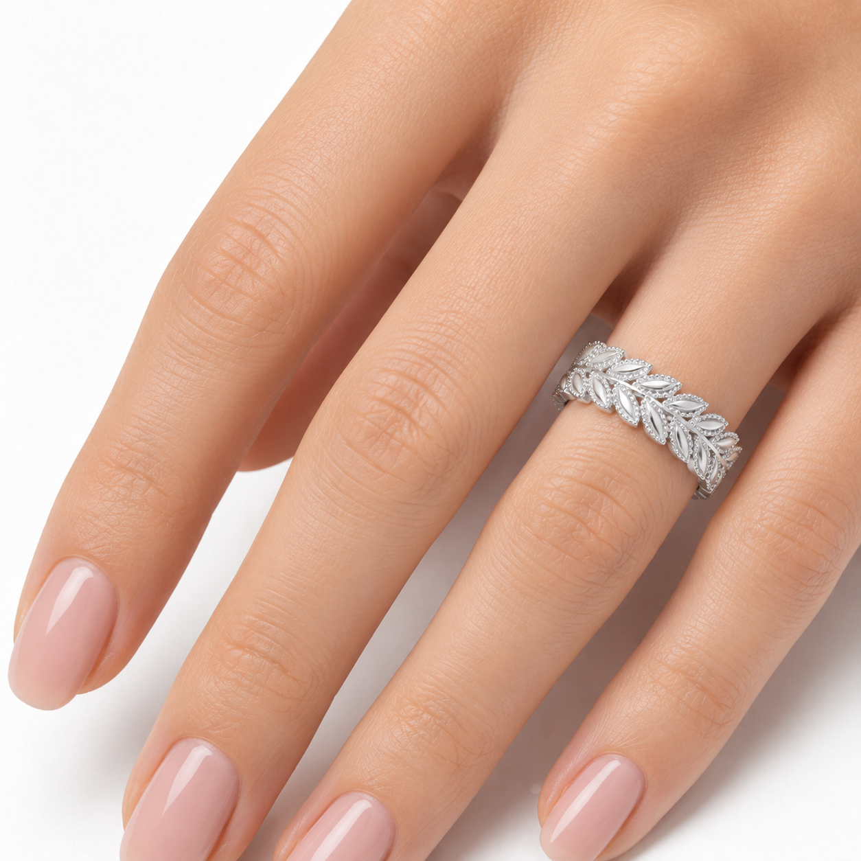Inel din Argint 925 „Laurel Éternelle” – Eleganța Victoriei Eterne. ID541