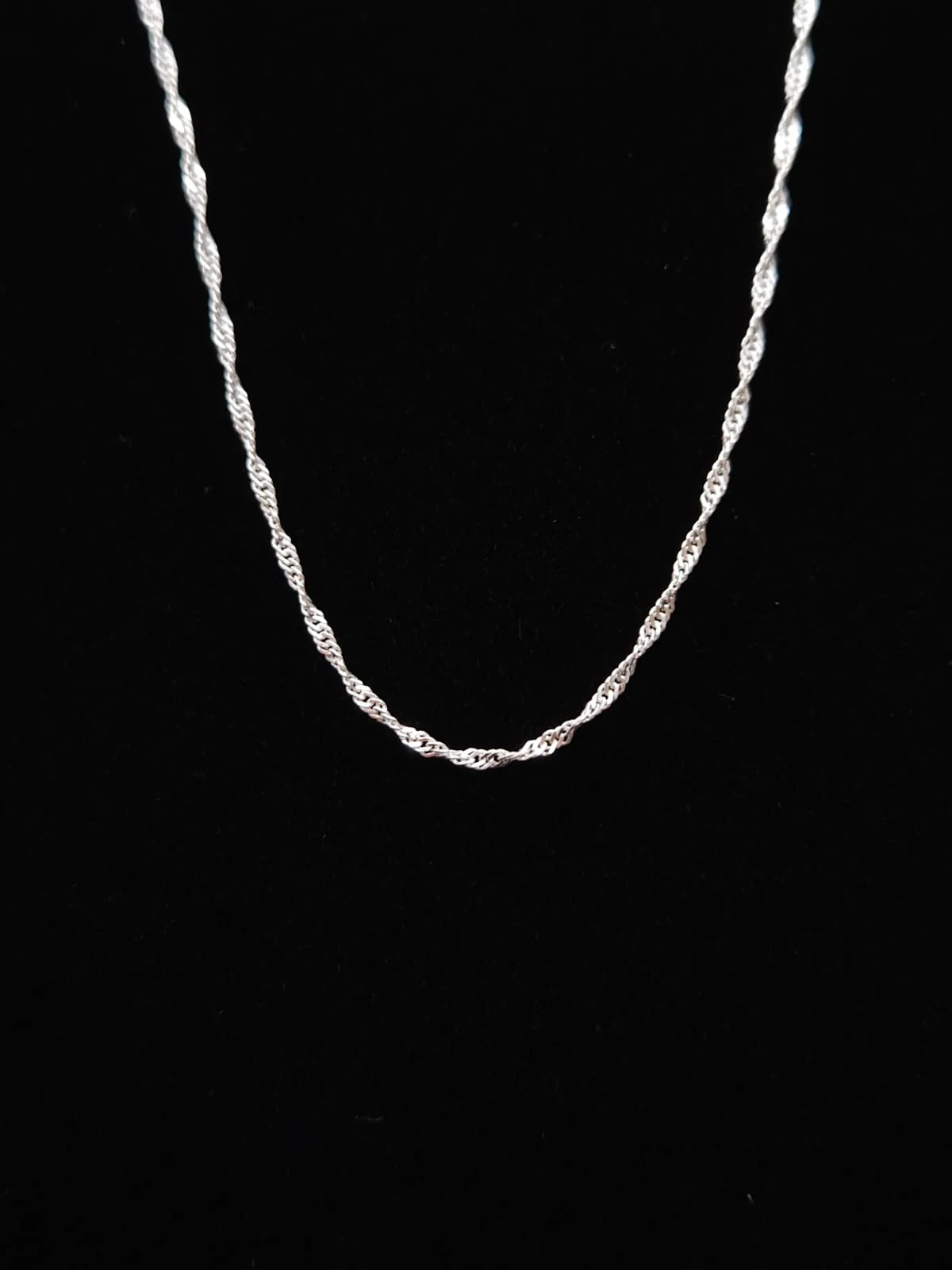 Lănțișor Argint 925 Împletit 2.5 mm – Lanț Elegant 55 cm din Argint Sterling pentru Femei. LD88-55