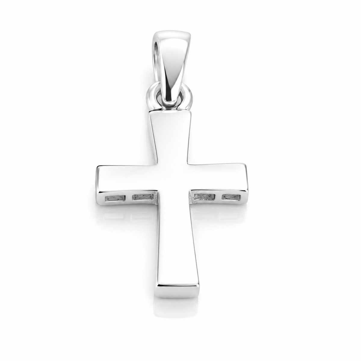 Pandantiv Cruce din Argint 925 „Credința” – 18,5 × 13,5 mm  P74