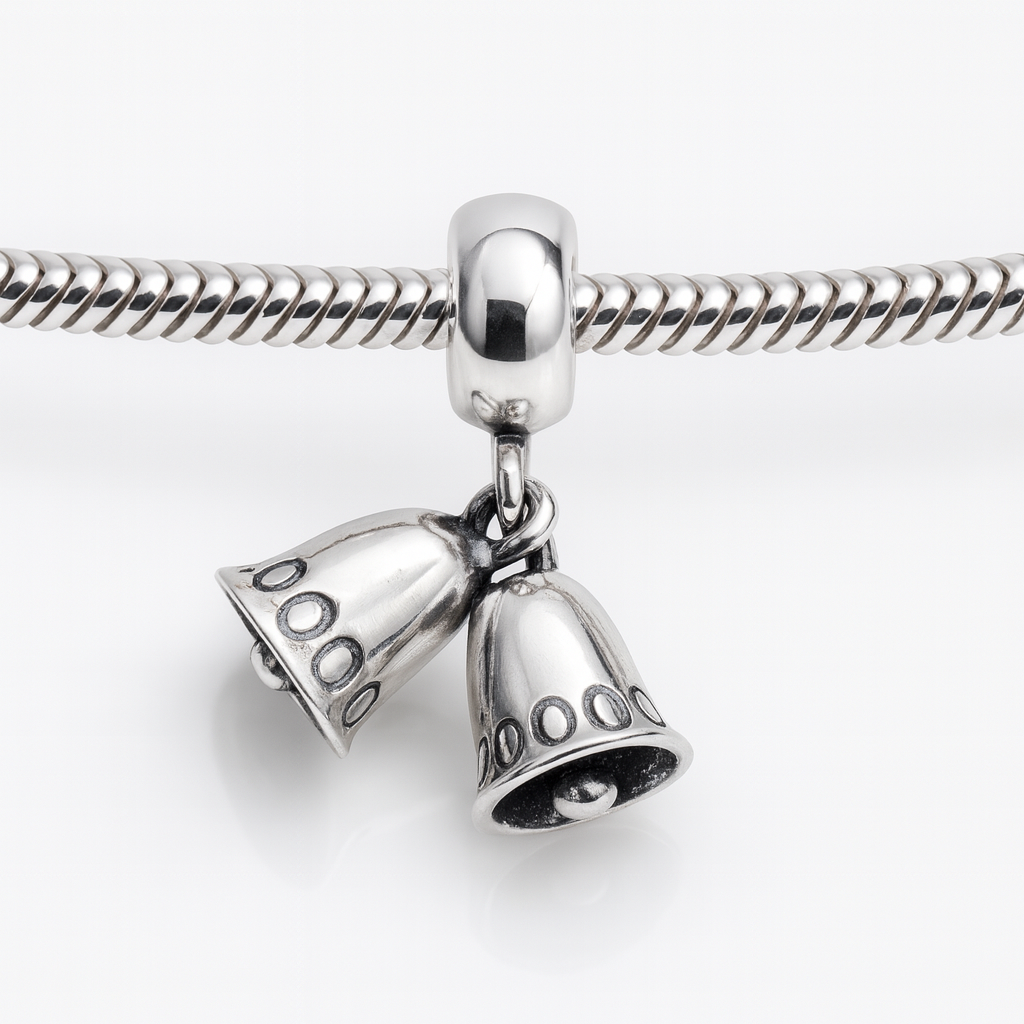 Charm argint 925 clopoței, accesoriu pentru brățară Pandora originală