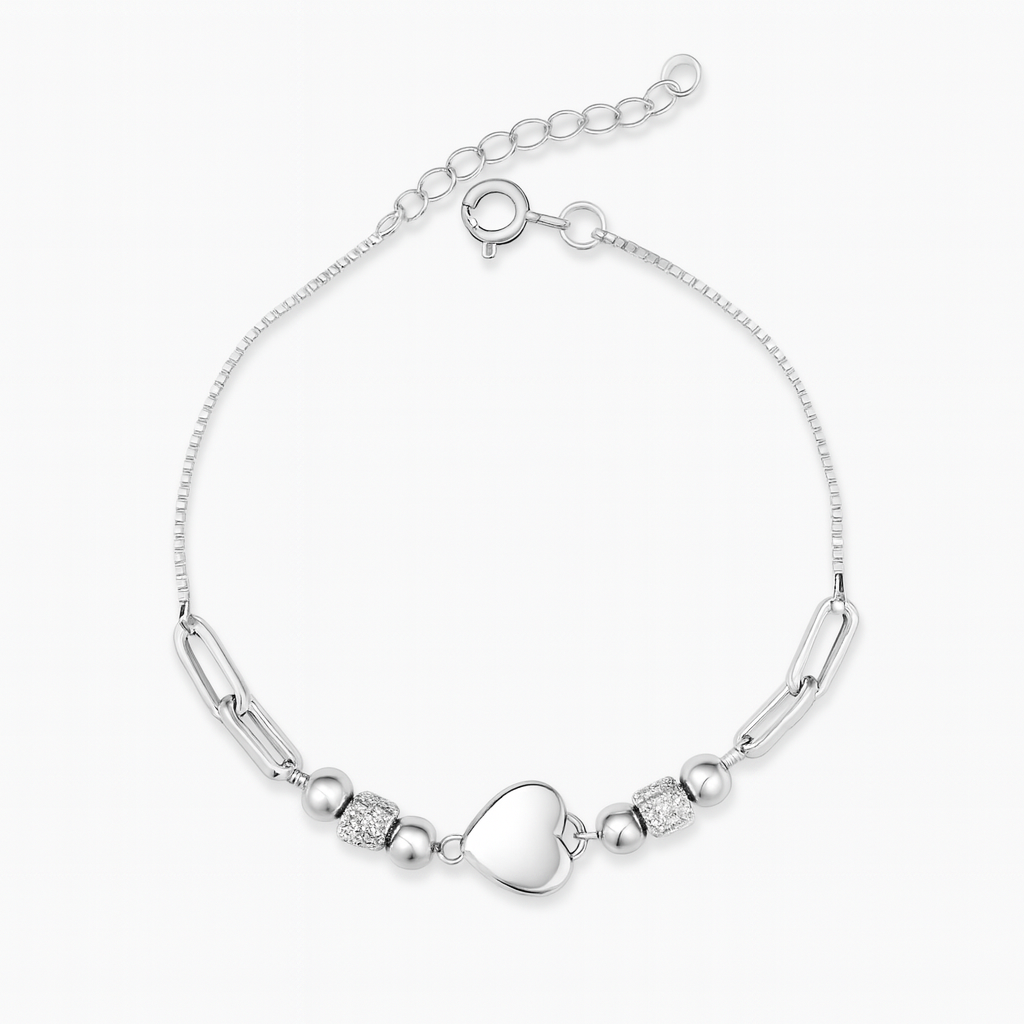 Brățară din argint 925 “Silver Heart Glow”