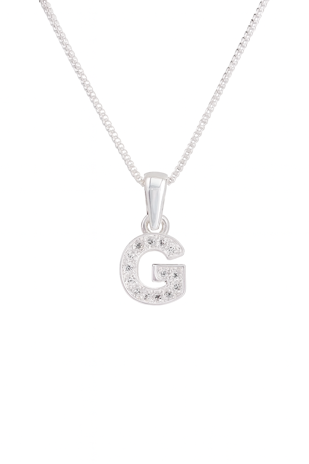 Lanț din Argint 925 cu Pandantiv Litera G