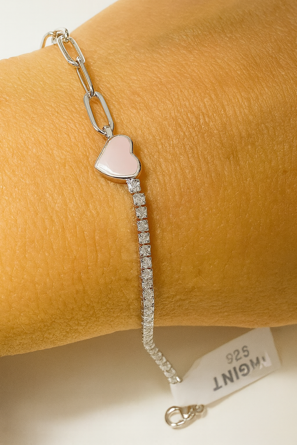 Brățară Tenis Simfonia Inimii din Argint 925