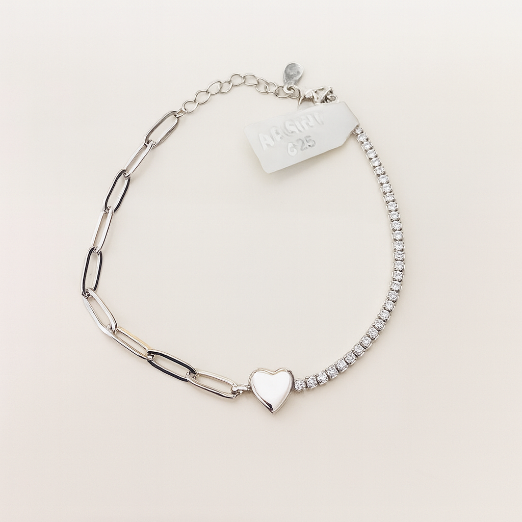 Brățară Tenis Simfonia Inimii din Argint 925