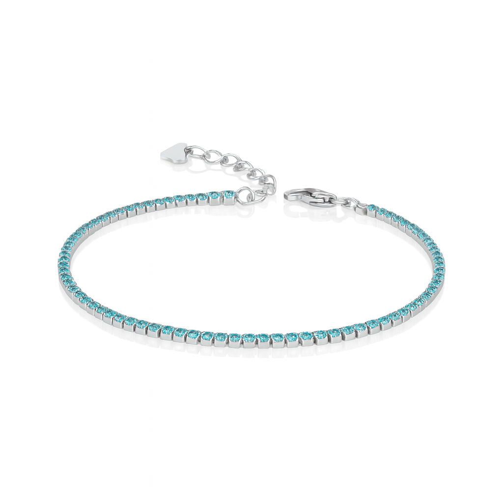 Brățară Tenis din Argint 925 Rodiat cu Zirconii Strălucitoare