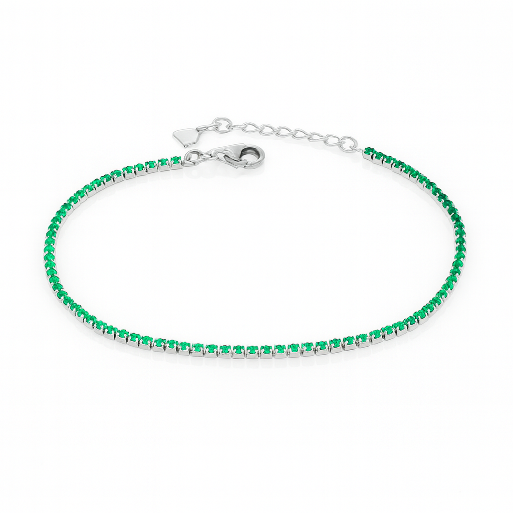 Brățară Tenis din Argint 925 Rodiat cu Zirconii Strălucitoare